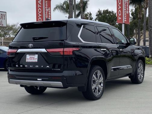 Midnight Black Metallic 2026 Toyota Sequoia Capstone