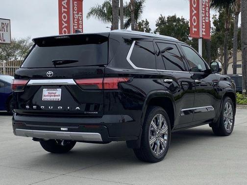 Midnight Black Metallic 2026 Toyota Sequoia Capstone