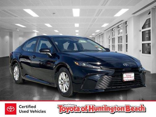 Midnight Black Metallic 2025 Toyota Camry LE