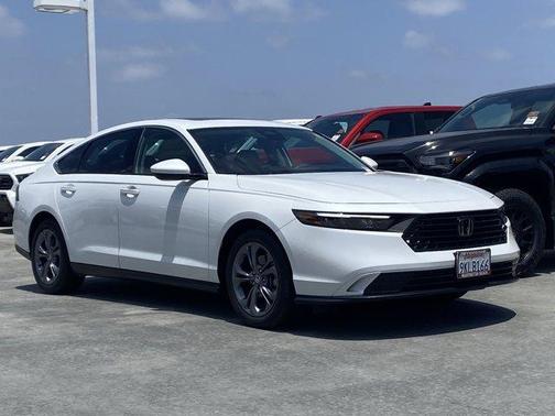 Platinum White Pearl 2024 Honda Accord EX