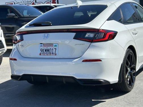 Platinum White Pearl 2024 Honda Civic Sport
