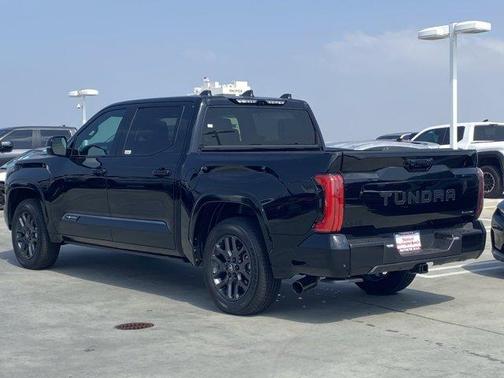 Midnight Black Metallic 2026 Toyota Tundra Hybrid Platinum