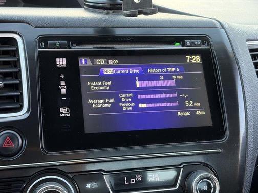 Crystal Black Pearl 2015 Honda Civic EX