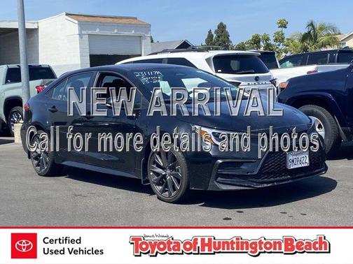 Midnight Black Metallic 2024 Toyota Corolla SE