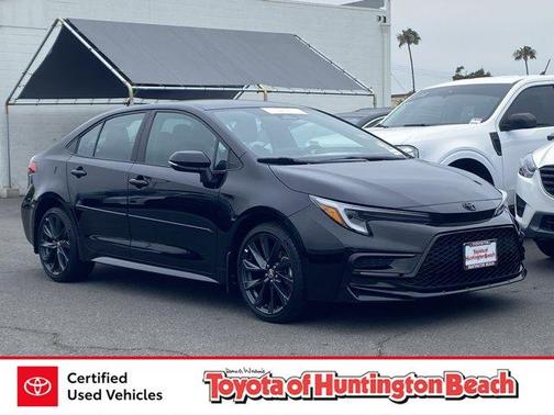Midnight Black Metallic 2024 Toyota Corolla SE