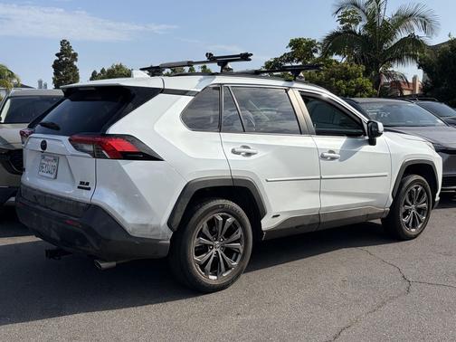 Wind Chill Pearl 2023 Toyota RAV4 Hybrid XLE Premium