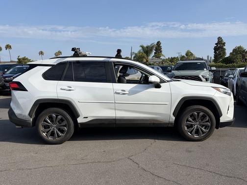 Wind Chill Pearl 2023 Toyota RAV4 Hybrid XLE Premium