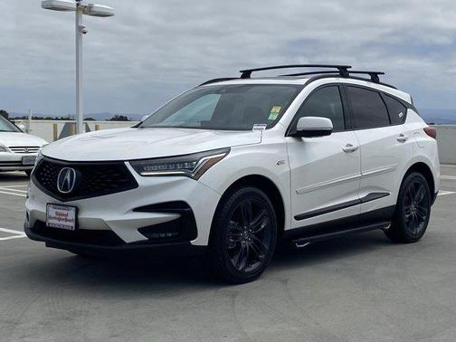 White Diamond Pearl 2019 Acura RDX A-Spec