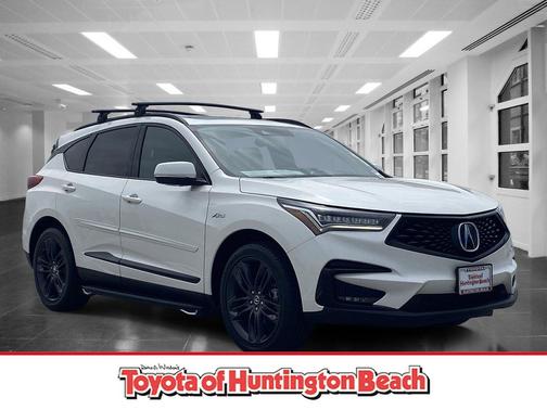 White Diamond Pearl 2019 Acura RDX A-Spec