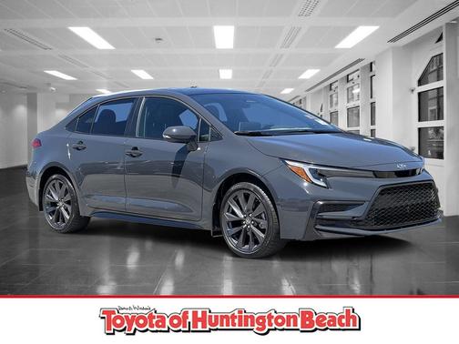 Midnight Black Metallic 2026 Toyota Corolla XSE