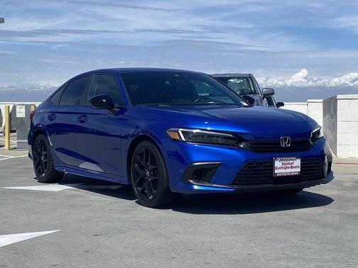 Aegean Blue Metallic 2024 Honda Civic Sport