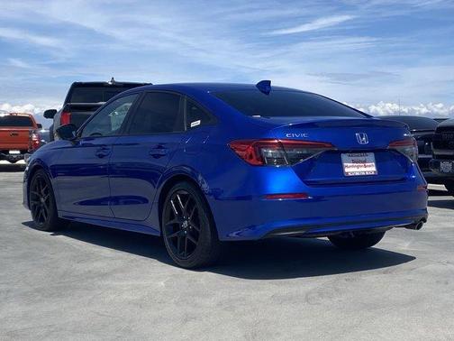 Aegean Blue Metallic 2024 Honda Civic Sport