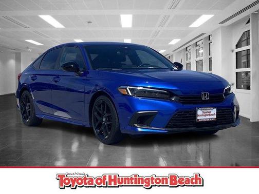 Aegean Blue Metallic 2024 Honda Civic Sport