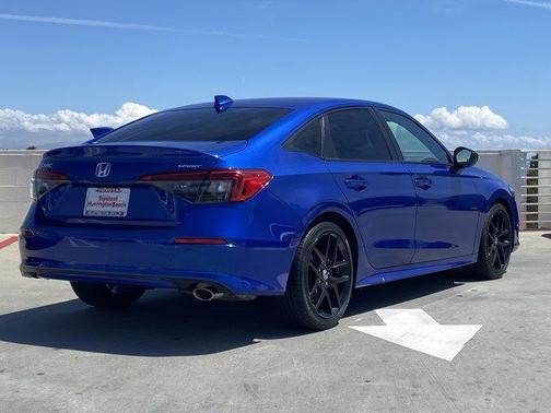 Aegean Blue Metallic 2024 Honda Civic Sport