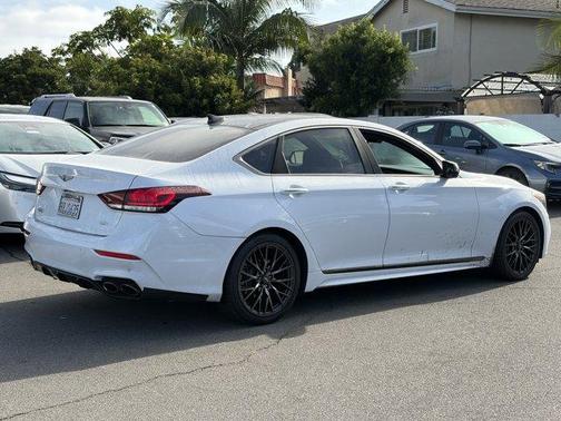 Casablanca White 2018 Genesis G80 3.3T Sport