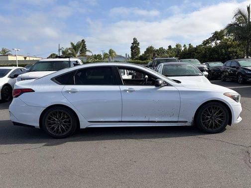 Casablanca White 2018 Genesis G80 3.3T Sport
