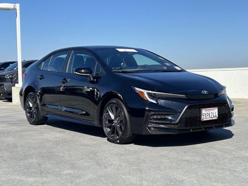 Midnight Black Metallic 2026 Toyota Corolla SE