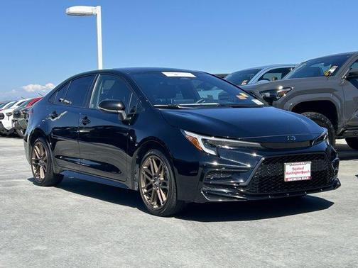Midnight Black Metallic 2024 Toyota Corolla Hybrid L