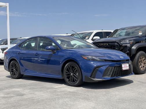 Blue 2025 Toyota Camry SE