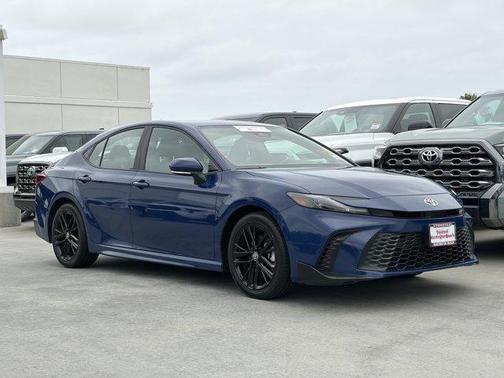 Blue 2025 Toyota Camry SE