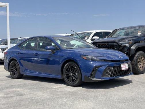Blue 2025 Toyota Camry SE