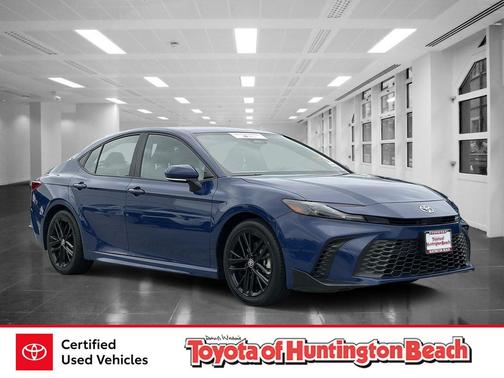 Blue 2025 Toyota Camry SE