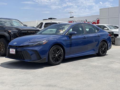 Blue 2025 Toyota Camry SE