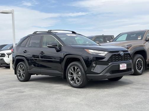 Midnight Black Metallic 2024 Toyota RAV4 Hybrid XLE Premium