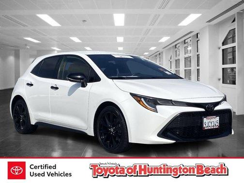 White 2022 Toyota Corolla Hatchback SE Nightshade
