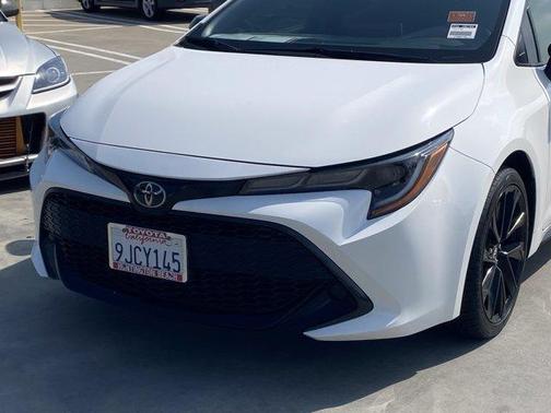 White 2022 Toyota Corolla Hatchback SE Nightshade