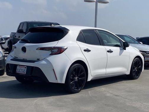 White 2022 Toyota Corolla Hatchback SE Nightshade