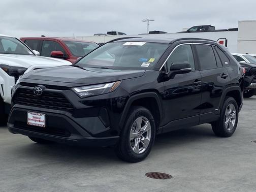 Midnight Black Metallic 2025 Toyota RAV4 Hybrid XLE