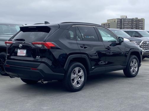 Midnight Black Metallic 2025 Toyota RAV4 Hybrid XLE