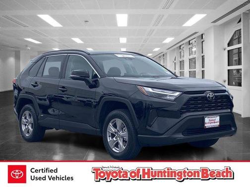 Midnight Black Metallic 2025 Toyota RAV4 Hybrid XLE