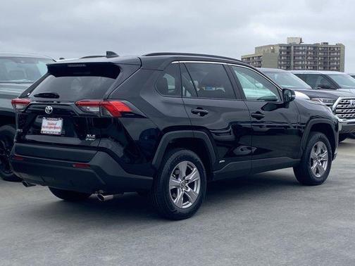 Midnight Black Metallic 2025 Toyota RAV4 Hybrid XLE