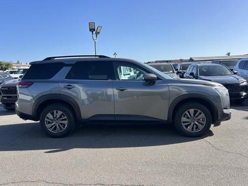 Gun Metallic 2025 Nissan Pathfinder SV 4WD