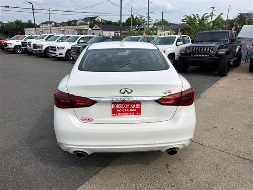 Pure White 2020 INFINITI Q50 3.0t LUXE