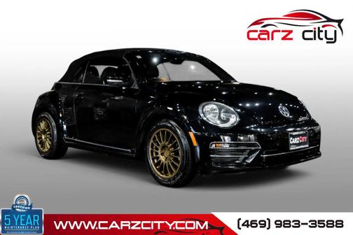 Black 2017 Volkswagen Beetle 1.8T SE