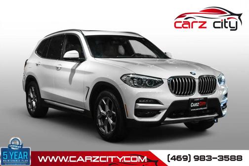 White 2020 BMW X3 xDrive30i