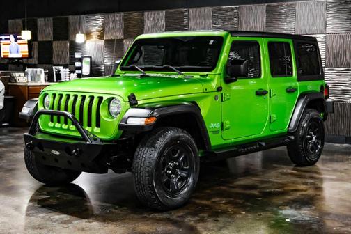 Green 2020 Jeep Wrangler Unlimited Sport