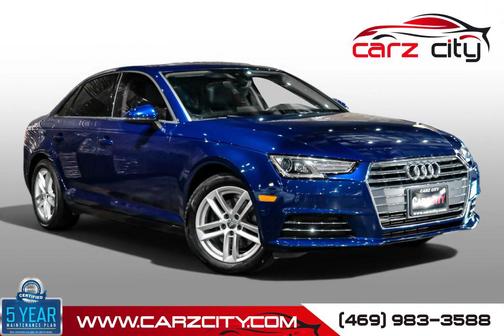 Blue 2017 Audi A4 2.0T Premium