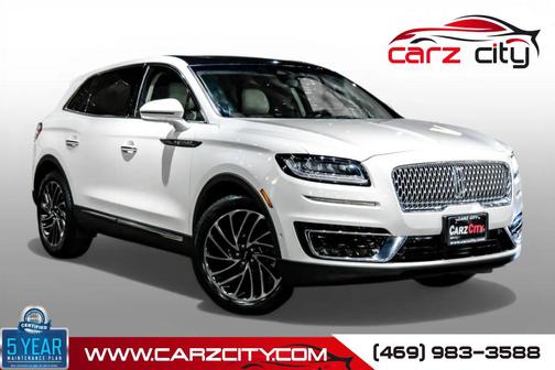 White 2019 Lincoln Nautilus Reserve