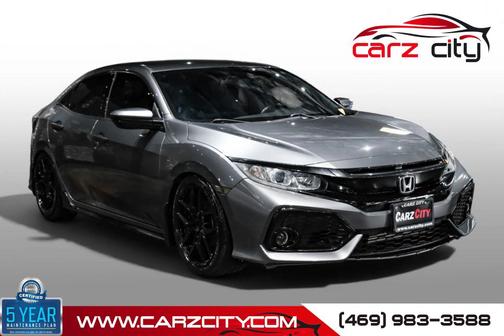 Gray 2018 Honda Civic Sport