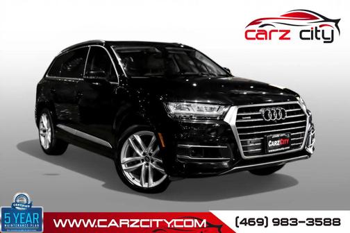Black 2018 Audi Q7 3.0T Prestige