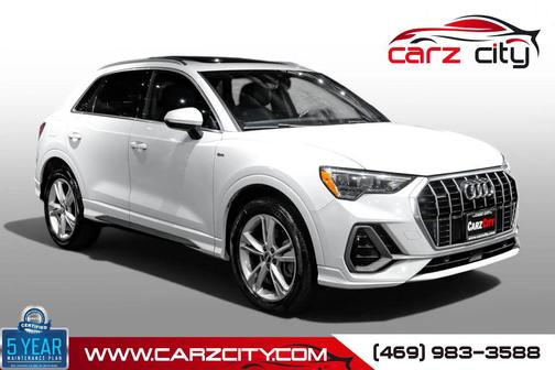 Glacier White Metallic 2020 Audi Q3 45 S line Premium