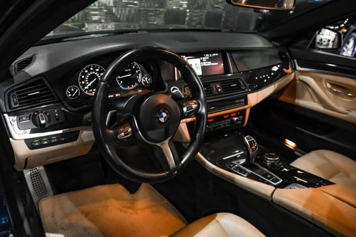 Blue 2016 BMW 528 528i Sedan 4D