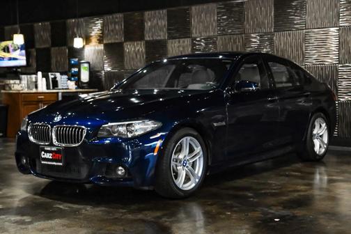 Blue 2016 BMW 528 528i Sedan 4D