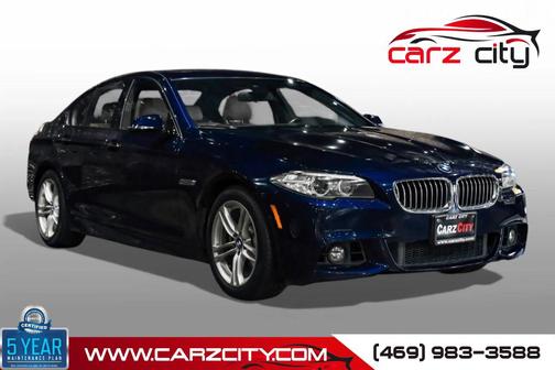 Blue 2016 BMW 528 528i Sedan 4D