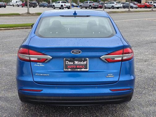Blue 2020 Ford Fusion Hybrid SE