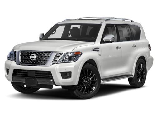 White 2020 Nissan Armada Platinum 2WD